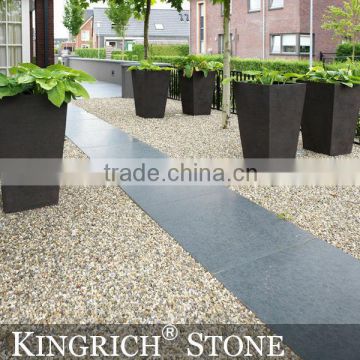 Natural stone black granite G684 paving stone