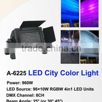 LED City wash light 96X10 watt