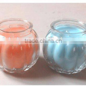 hot sale glass bottle candle