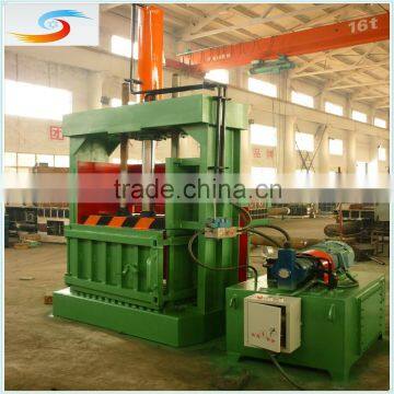 Waste Carton Paper ,plastic Pet Bottle Baler Machine / Hydraulic SemiI-automatic Baler Press photo-2