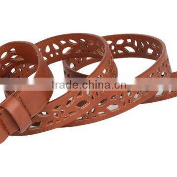 Ladys PU Leather Hollow Out Belt Fashion 2015 SWF-15062928 photo-3