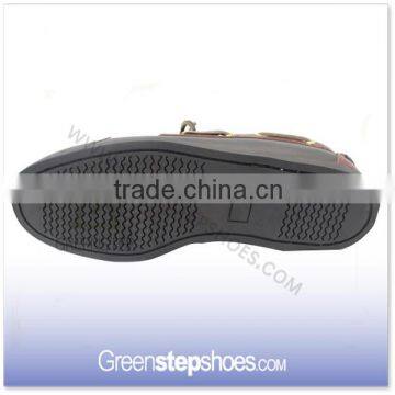 Laser Cut Outsole Moccasin Cow Leather Men Boat Shoes