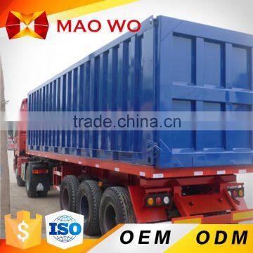 Van Type Heavy Duty Rear Dump Bulk Cargo Transporting Tipper Trailer photo-5