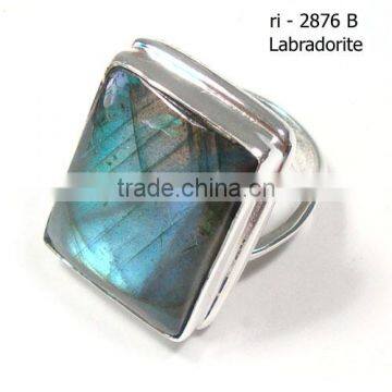 silver ring design for girls wholesale Indian jewelry natural gemstone jewelry