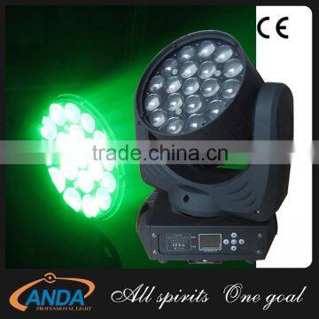 2016 Factory Direct 19*12w RGBW 4in1 LED Moving Head Zoom Light,Zoom LED Wash Light photo-3