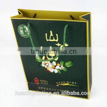 useful and fine quality green paper bag