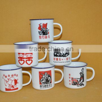 Cheap Wholesale porcelain enamel mug