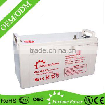 Sealed Maintenance Free deep cycle battery pack 12v120ah