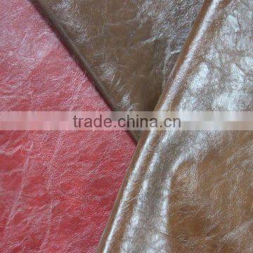 Waxy Design PVC Leather Material for Sofa Leather Cover Usage