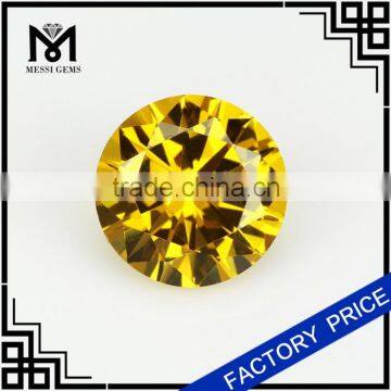 semi precious color nano stone diamond cut yellow nano gem for jewelry