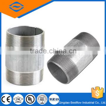 Astm A733 sch40 304 stainless steel npt thread pipe nipple