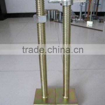 High quality galvanized scaffolding u head jack base for building