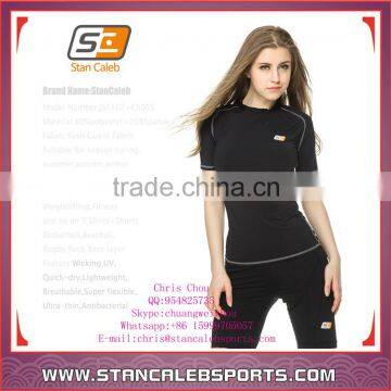 Stan Caleb custom cheap sport clothes, women Gym shirt