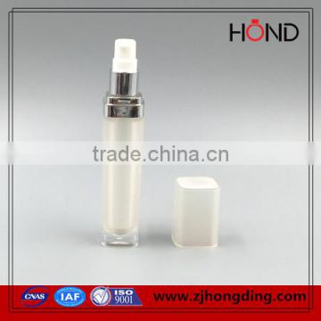 wholesale acrylic bottle white color 15ml 30ml old square bottles luxury cosmetic bottles skincare essential oil bottle