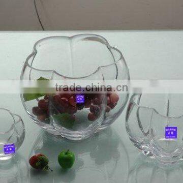 modern fruit glass bowl