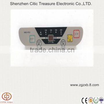 Industrial PET keypad nameplate panel