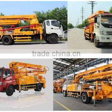 good quality 25m Truck mounted concrete pump FOTON chassis for sale with CE