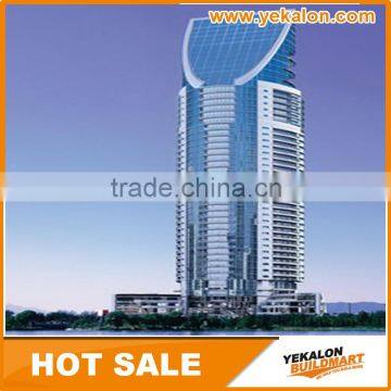 Innovative facade design and engineering supporting for exposed frame curtain wall