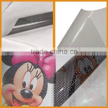 Black Perforated Privacy Window Film, One Way Vision Window Film