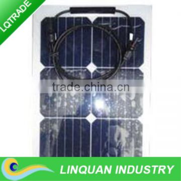 18W Sunpower Semi Flexible Solar Panel with monocrystalline silicon