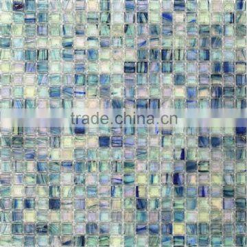 Celeste Harbor Fog Glass Mosaic Tile