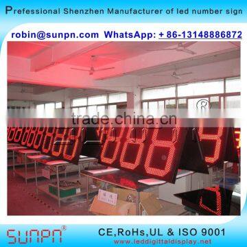 Peru Led Digital Gas Price Display 8.8.8.8 (32 Inch ) R/W/Y/W/B Color photo-4