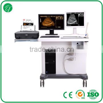 19"LCD ultrasound scanner PRICE With high-end color inkjet printer Display image in real time