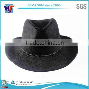 Mexican cowboy black felt hats, Australian wool winter hat