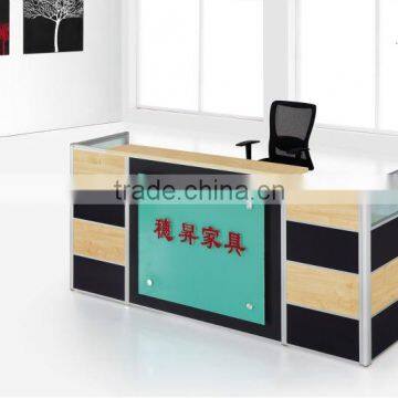 Office counter design for small screen reception desk