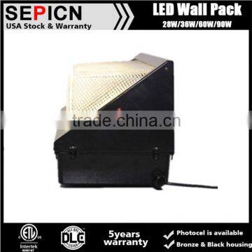 LED Step Lights UL LED Wall Pack, 5 Years Warranty 60w LED Wall Pack With Photocell photo-2