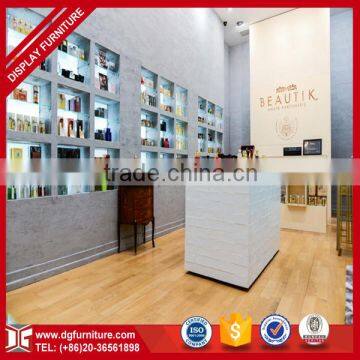 Fresh and pure perfume shop interior design