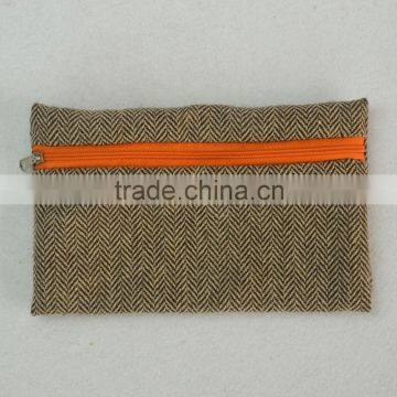 China Durable Zipper Cotton Canvas Tote Bag