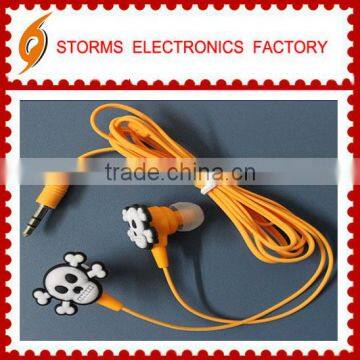 Pretty skull cartoon headphone&headset for promotion in bulk produce