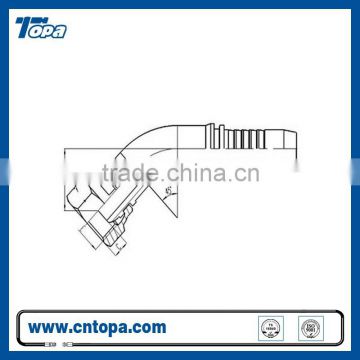 22141/22141 -t/22141 -w BSP female flat seat 45 degree hose fitting kubota hydraulic fittings