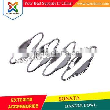 DOOR HANDLE BOWL BIG CHROME DOOR HANDLE BOWL INSERTS COVER BIG FOR SONATA 2011-2013 2011 2013