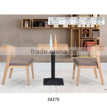 Dining table set Wooden chair frame Restaurant tables and chairs on sale CA275