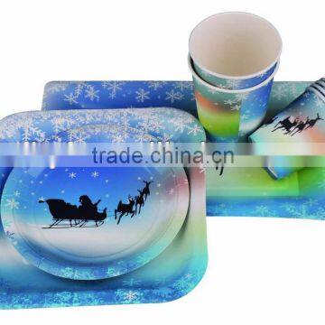 10" Square Shape Food Grade Bulk Paper Plate photo-2