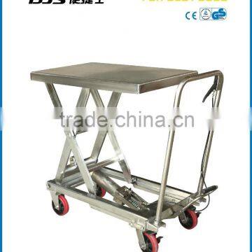 Stainless steel hand platform truck 320kg