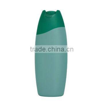 100ml empty shampoo bottle with the flip cap old style green bottle