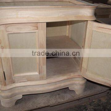 Espresso Painting Wooden Bath Cabinet With Single Sink Bathroom Vanity