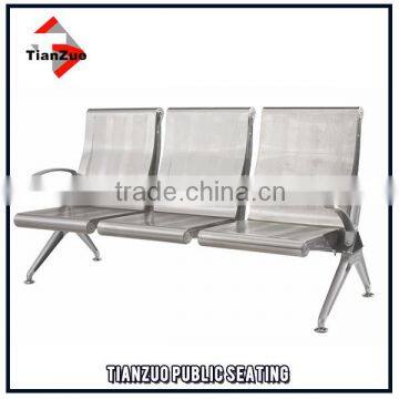 Durable 304 stainless steel waiting chairs for sale