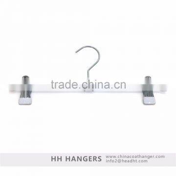 White Tips Metal Adjustable Wire Trousers/ Skirt/ Pants Coat Hanger photo-3