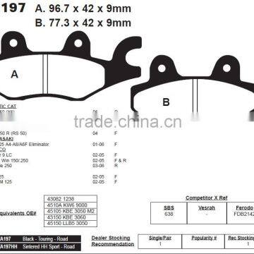 SCL-2012040365 High Quality Motorcycle Brake Pad Parts photo-2