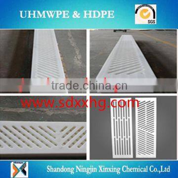 UHMWPE paper machinery Dewatering Elements / UHMW Bevel Doctor Blade