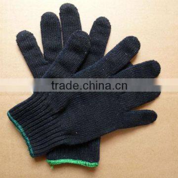 Hot,safety string knitted cotton work gloves