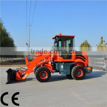 chinese 1.5ton log loader TY18 with wood grapple bucket