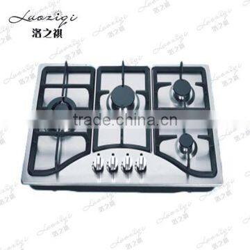 stainless steel top 4 burner gas stove/gas cooker/ gas cooktop