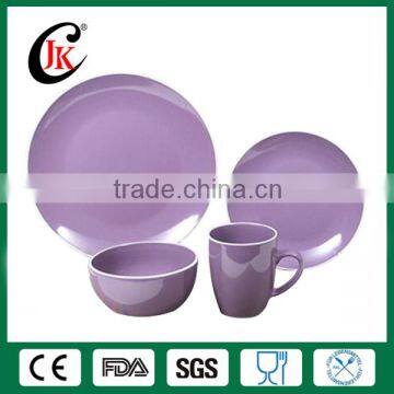 Hot sale cheap glazed 16 pcs porcelain dinner set