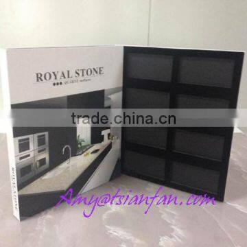 Stone fair quartz stone display binder