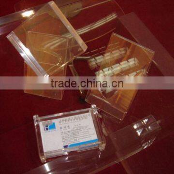 Acrylic card case
